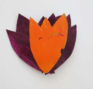 Christine Huss, OHNE TITEL – Acryl / Karton / 16 x 18 x 2 cm / 2015