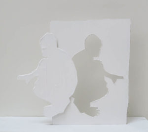 Christine Huss, OHNE TITEL – Acryl / Karton / 19 x 20 x 1 cm / 2019